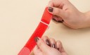 Fecho de segurança para armários e gavetas 10 unid. Protecção infantil com correia Montagem adesiva Fecho fácil Plástico PP Dimensões 20 x 5 9