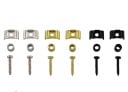 Fecho metálico para cabeçote de cordas em forma de borboleta com coluna redonda Peça de substituição para guitarra elétrica ST SQ TL Suporte 1