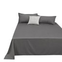 Federe monocolore senza elastico 120 x 230 cm Superficie liscia per uso quotidiano Abitazione studentesca 17