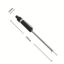 Fékbetét-ellenőrző mérőeszköz 135 x 13 mm Tollformájú Fehér skála Fekete fogantyú Belső és külső betétek mérésére 2