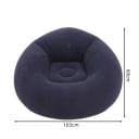 Felfújható heverő 103 x 60 cm Összecsukható könnyű relaxáló ülőhely PVC megerősített anyag Levegőszivárgás elleni szelep 3
