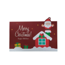 Felicitare 3D de Crăciun și Anul Nou din hârtie Felicitare pliabilă realizată manual cu motive de Crăciun Decorațiune festivă elegantă felicitare originală 1