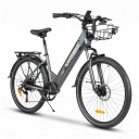 Felnőtt elektromos kerékpár Samebike RS-A01 Pro Motor 250 W Akkumulátor 36 V 15 Ah Shimano 7 sebességes Elülső kosár és csomagtartó Városba 3