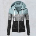 Felpa a righe da donna P2532 2