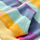 Felpa colorata da ragazza con zip 4