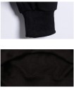 Felpa da donna con stampa floreale e iscrizione in inglese Materiale in cotone Scollo rotondo Manica lunga Polsini e orlo a costine 8