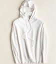 Felpa da donna in maglia con cappuccio e cordino Maniche lunghe a raglan Maniche e orlo inferiore a costine Poliestere 2