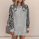 Felpa leopardata da donna A14 4