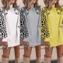 Felpa leopardata da donna A14 3