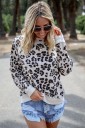 Felpa leopardata da donna A49 2