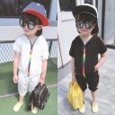 Felpa per bambini a maniche corte e pantaloni 1