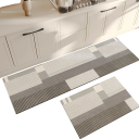 Felpudo superabsorbente 40x60 cm Alfombra de baño antideslizante Alfombra de bañera suave Alfombra de cocina Decoración de baño y pasillo 2