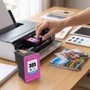 Felújított HP 305XL Háromszínű tintapatron 18 ml 450 oldalra HP DeskJet 2700 2710 2720 2721 2722 2723 4110 és 4120 nyomtatókhoz 2
