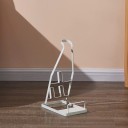 Fém porszívótartó 40,5 x 24 x 15,3 cm Függőleges tartó porszívóhoz Univerzális tároló állvány Fehér 4