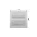 Fém szellőző rács 250x250 mm Alumínium ventilátor burkolat rovarhálóval Szellőzőnyílás falakra és mennyezetekre Belső és külső használatra 2