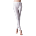 Fényes, vékony leggings nőknek, magas rugalmasságú jóganadrág, fényes hatású fitneszruházat, rugalmas leggings sporthoz és szabadidőhöz 2