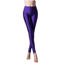 Fényes, vékony leggings nőknek, magas rugalmasságú jóganadrág, fényes hatású fitneszruházat, rugalmas leggings sporthoz és szabadidőhöz 10