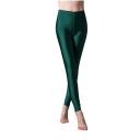 Fényes, vékony leggings nőknek, magas rugalmasságú jóganadrág, fényes hatású fitneszruházat, rugalmas leggings sporthoz és szabadidőhöz 9