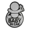 Fényvisszaverő autós matrica Baby in car 6