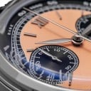 Férfi Chronográf karóra tachiméterrel Vízálló 100 m Tok 38 mm Rozsdamentes acél 316L Ásványi üveg Bőr szíj Minden napra 6