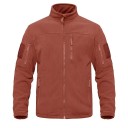 Férfi fleece dzseki zsebekkel 2