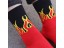 Férfi hosszú zokni lángokkal 7
