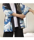 Férfi kimono kardigán s potiskem 10