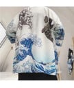 Férfi kimono kardigán s potiskem 11