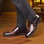 Férfi lakkozott formális cipő J1481 9