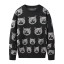 Férfi macska pulóver 3