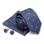 Férfi nyakkendő, zsebkendő és mandzsettagombok 7