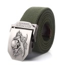 Férfi öv koponyával L367 5