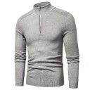 Férfi pulóver cipzárral F240 3