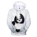 Férfi pulóver panda nyomtatással 7