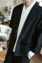 Férfi stylový cardigan J2696 6