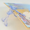 Fermacarte per libro con supporto 3,5 cm Clip trasparente in plastica per tenere le pagine Strumento di lettura e segnalibro 4