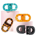 Fermaglio magnetico per capelli 7,5 × 3 cm Forte tenuta Antiscivolo Clip professionale per parrucchieri per styling e separazione 1