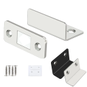 Fermaglio magnetico per porte tipo L Ultra sottile 41 x 25 x 17 mm Magnete potente Chiusura di armadi Fermaglio per ante di mobili 4
