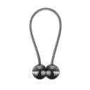 Fermaglio magnetico per tende con cavo metallico 49 cm cromo e magnete supporto decorativo per raccogliere tende e tendaggi 1