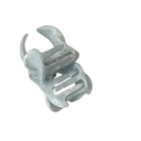 Fermaglio per capelli Fiore 7 cm Fermaglio decorativo per donne Fermaglio per capelli floreale Fermaglio in plastica rigida Accessorio elegante 4