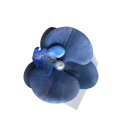 Fermaglio per capelli Phalaenopsis con perla Orchidea floreale Farfalla Fiocco Accessorio per capelli elegante Fermaglio stiloso Tessuto 6