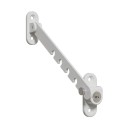 Fermaporta e finestra regolabile con serratura scorrevole 6,35 x 1,8 x 2,9 cm acciaio dispositivo di sicurezza per interni ed esterni 4