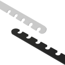 Fermaporta e finestra regolabile con serratura scorrevole 6,35 x 1,8 x 2,9 cm acciaio dispositivo di sicurezza per interni ed esterni 3