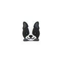 Fermaporta in silicone 9,3 x 2,6 x 4,3 cm Design Bulldog Blocco ammortizzante a cuneo contro le correnti d'aria Sicurezza per la stanza dei bambini 5