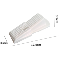 Fermaporta in silicone di sicurezza 12,4 x 12,4 x 3,5 cm Cuneo antiscivolo Blocco porta Fermaporta per il pavimento Sicurezza domestica delle porte 3