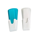 Fermaporta in silicone di sicurezza 12,4 x 12,4 x 3,5 cm Cuneo antiscivolo Blocco porta Fermaporta per il pavimento Sicurezza domestica delle porte 4