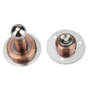 Fermaporta magnetico in acciaio inossidabile Supporto da parete per porte Forza magnetica elevata Installazione adesiva o a vite Facile installazione 5