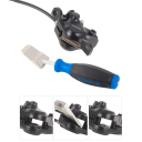 Ferramenta para ajuste de travões de disco hidráulicos de bicicletas 185 x 31,5 x 40 mm Deslocador de pistões de pinças Ferramenta de reparação 5