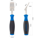 Ferramenta para ajuste de travões de disco hidráulicos de bicicletas 185 x 31,5 x 40 mm Deslocador de pistões de pinças Ferramenta de reparação 7