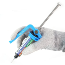 Ferramenta para extrair cola e óleo de tubos com abertura de 19 mm Extrator de tubos metálico Dispensador prático Cola Óleo Creme 2